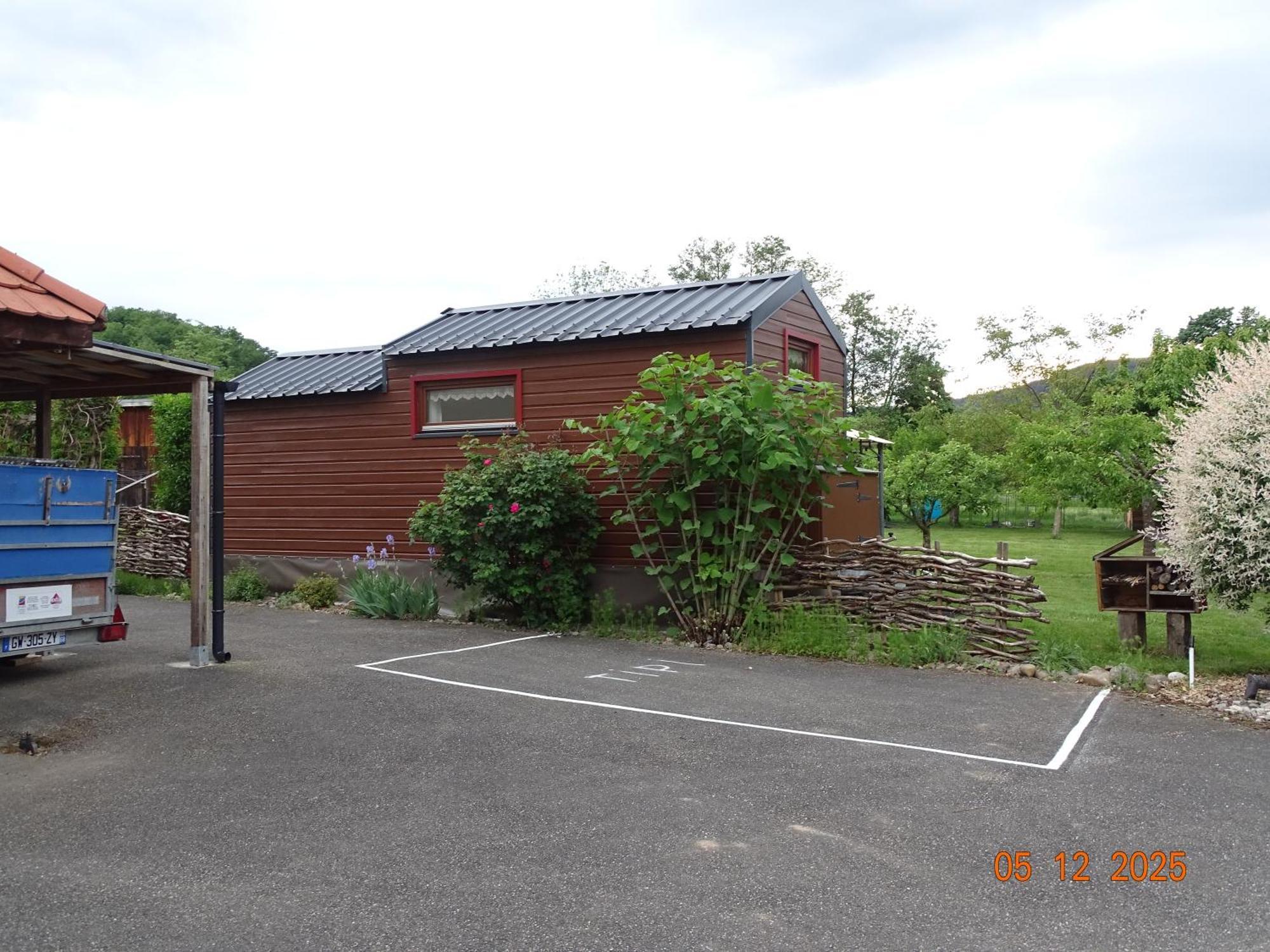 Logement insolite Tiny-house Wihr-au-Val Buitenkant foto